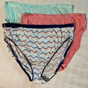 NWOT Bundle of 3: Fruit of the Loom Signature high cut panties plus size
